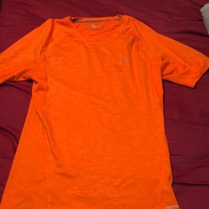 Orange athletic wear